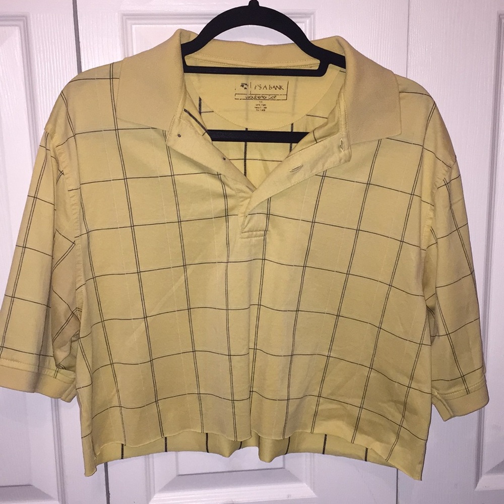 Yellow plad top